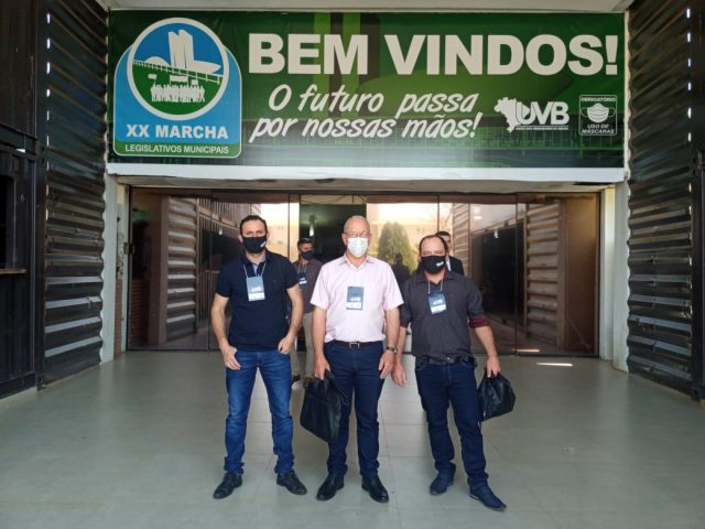 Vereadores de Santo Antônio do Planalto participam da Marcha dos Vereadores em Brasília