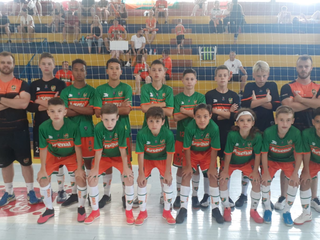 Arsenal de Não-Me-Toque conquista o vice do Estadual Sub-13 de Futsal