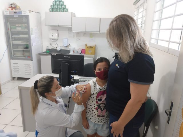 Não-Me-Toque inicia vacinação de crianças contra a Covid-19